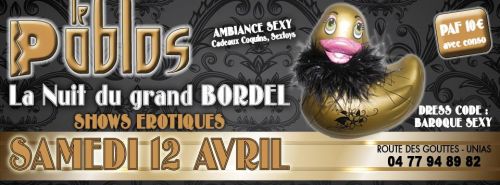 La nuit du Grand Bordel SHOWS EROTIQUES