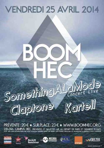 BOOM HEC 2014 w/ SALM, CLAPTONE & KARTELL