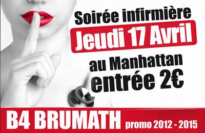 Soirée infirmière – Veille de jour férié