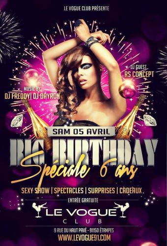 ·٠•●★ BIG BIRTHDAY @♕♕LE VOGUE CLUB ♕♕ ! ★●•&#