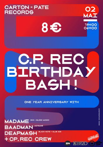C.P.Rec Birthday Bash !