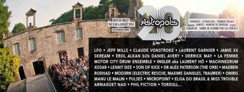 Astropolis : LAURENT GARNIER // ELECTRIC RESCUE // MADBEN…