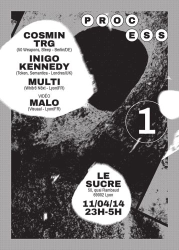 PROCESS #1 – Cosmin TRG (50Weapons – DE), Inigo Kennedy (Token – UK), Multi & Malo