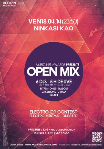 Soirée electro Open Mix Ninkasi Kao