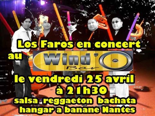 WIND’O / LOS FAROS en Concert / Ven 25 Avr