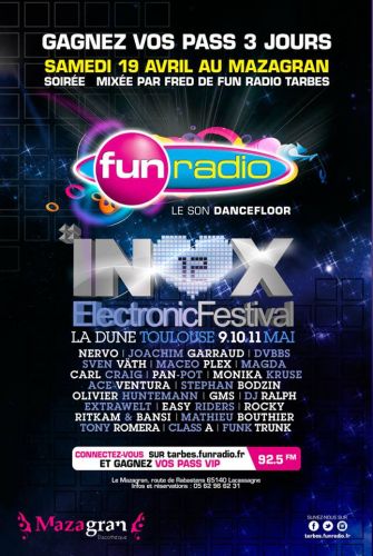 PASS pour INOX ELECTRONIC FESTIVAL