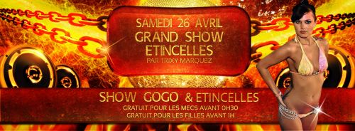 Grand show étincelles par Trixy Marquez