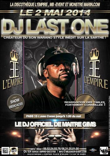 DJ LAST ONE DJ OFFICIEL DE MAITRE GIMS