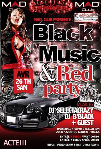 BLACK MUSIC & RED PARTY