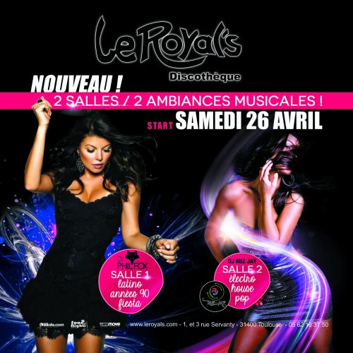 Nouveau! 2 salles, 2DJ, 2 ambiances!