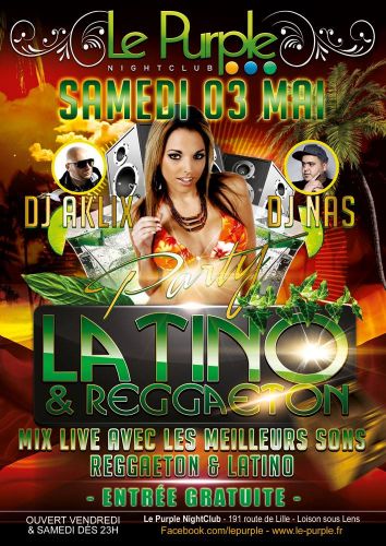 Latino & Reggaeton party avec DJ nas & DJ Aklix