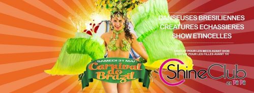 SHINE CLUB presente CARNIVAL DO BRESIL