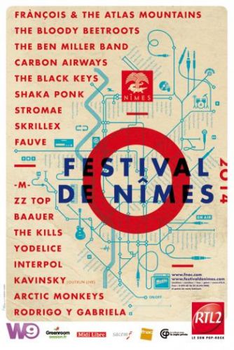 Festival de Nîmes: THE BLACK KEYS / THE KILLS / HAROLD MARTINEZ…