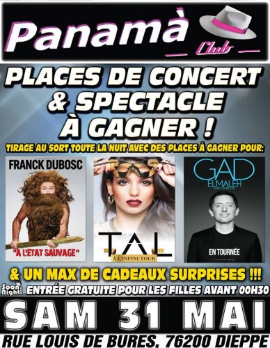 PLACE DE CONCERT ET SPECTACLES A GAGNER !