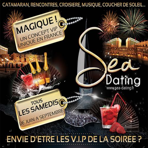 SEA DATING (croisière, buffet deluxe, open bar, musique, plage privée)