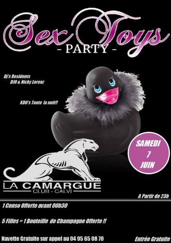 SEX TOYS PARTY @ CABARET LA CAMARGUE
