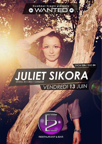 JULIET SIKORA @ F2 Bar (Saint-Etienne) // Vendredi 13 Juin 2014