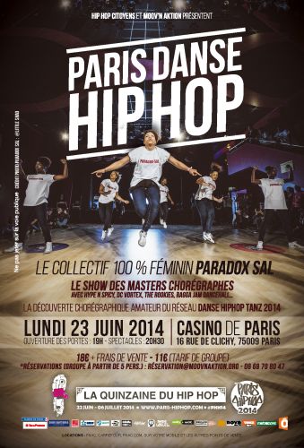 PARIS DANSE HIP HOP @ Casino de Paris | PARIS HIP HOP 2014 | 23 JUIN