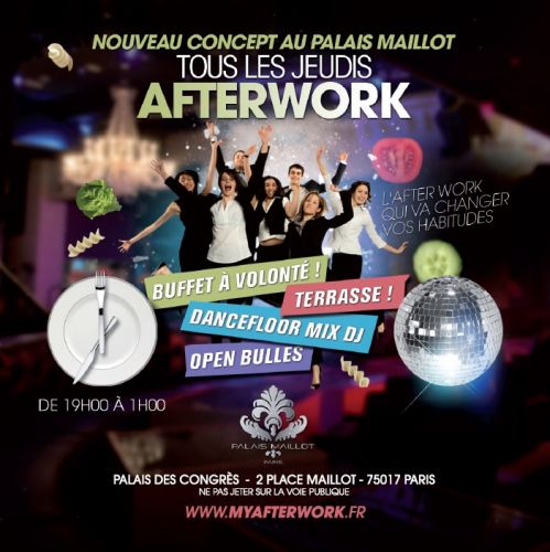 AFTER WORK DEJANTE au PALAIS MAILLOT (avec TERRASSE) NEW CONCEPT