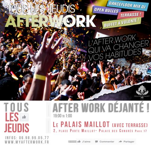 AFTER WORK DEJANTE au PALAIS MAILLOT (avec TERRASSE) NEW CONCEPT