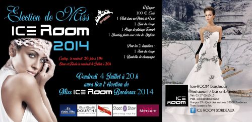 CASTING // 2ÈME ÉDITION DE MISS ICE ROOM 2014