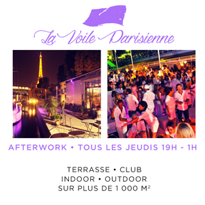 AFTERWORK @ LA VOILE PARISIENNE ( TERRASSE, ROSÉ, FINGER FOOD, COCKTAIL )