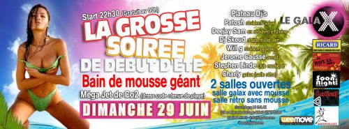 LA GROSSE SOIRÉE DE DÉBUT D’ÉTÉ