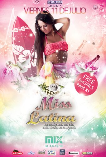 Miss Latina – Entrée gratuite @Mix Club