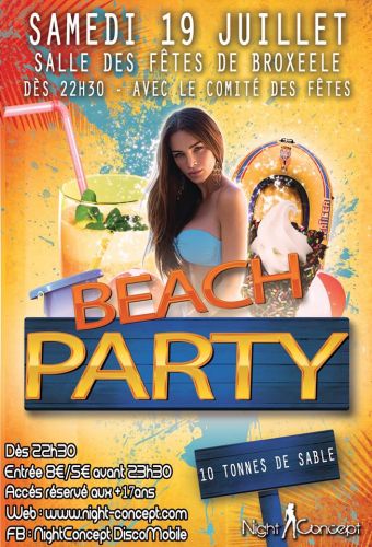 BEACH PARTY (w/ 8T de sable)