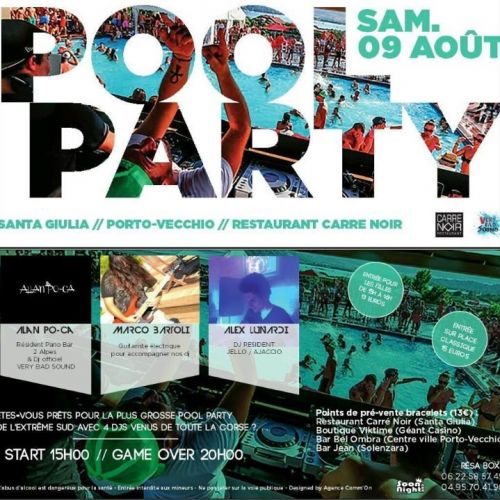 VERY BAD SOUND VOUS DONNE RDV POUR LA 5ème POOL PARTY AU Carré Noir !!! PRÊT ?!