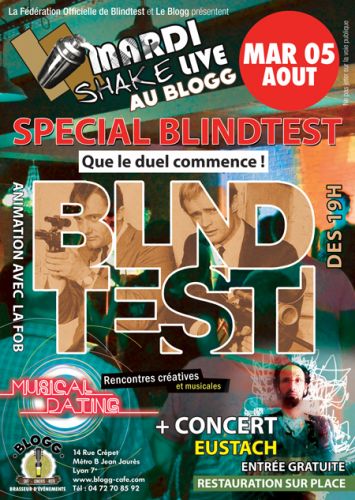 Mardi Shake Live – Spécial BlindTest + Concert