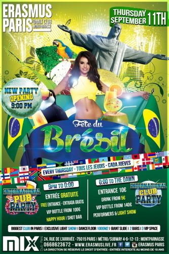 International Pub Party – Fête du Brésil