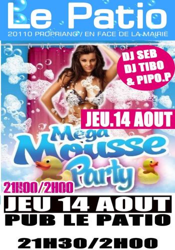MOUSSE PARTY / LE PATIO – PROPRIANO
