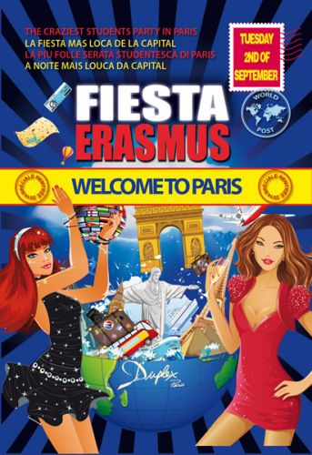 FIESTA ERASMUS – WELCOME TO PARIS