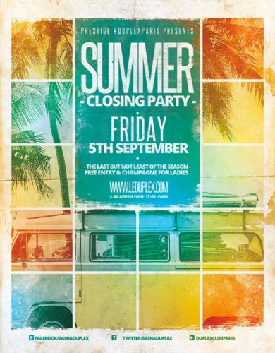 SUMMER – CLOSING PARTY