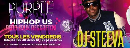 Soirée HIP HOP US – AFRO ZOUK REGGAETON @ Complexe Le Purple