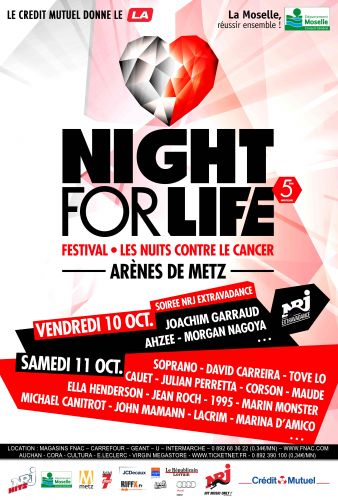NIGHT FOR LIFE 2014 – Festival – Les nuits contre le cancer