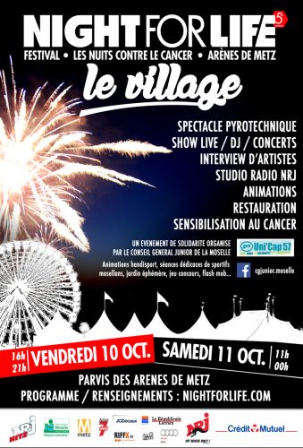 NIGHT FOR LIFE 2014 – Village – Les nuits contre le cancer