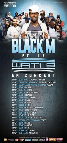 Black M et le Wati B en tournée dans toute la France !
