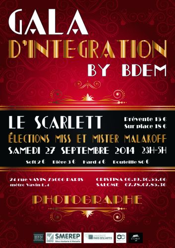 GALA D’INTÉGRATION BY BDEM