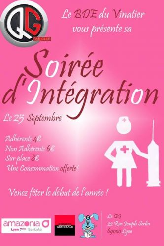 Soirée D’intégration By Vinat’