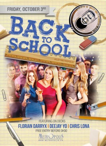 BACK TO SCHOOL – FLORIAN DARRYX LIVE
