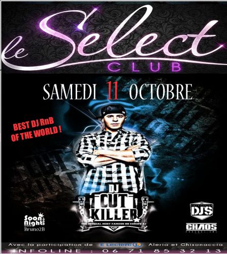 ☊ CUT KILLER ☊ DJ SET @ SELECT CLUB VIX