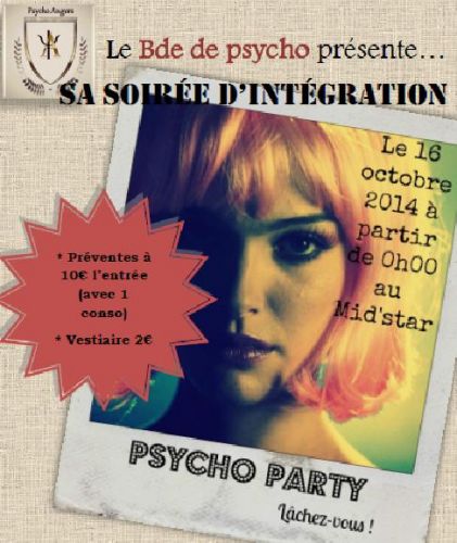 Soirée d’intégration faculté de Psychologie