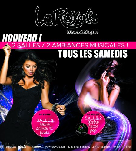 2 Salles, 2 DJ’s, 2 ambiances musicales !!!