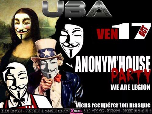 Soirée Anonymous @Uba