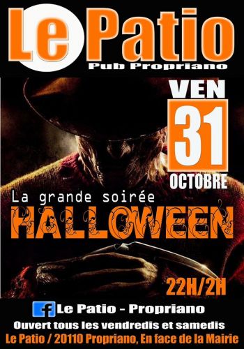 La grande soirée d’halloween du Patio.