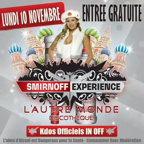 smirnoff experience