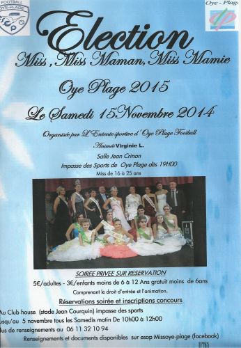 Election Miss Oye Plage