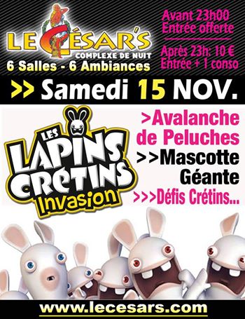 LAPINS CRETINS INVASIONS